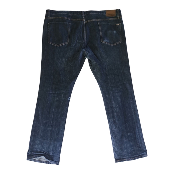 Volcom Vorta Slim Straight Jeans Size 46 Dark Wash Men’s Denim - Picture 2 of 7